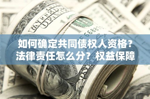 北京如何确定共同债权人资格？法律责任怎么分？权益保障技巧揭秘！