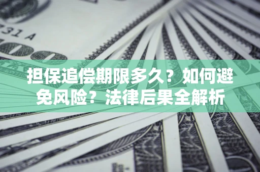 北京担保追偿期限多久？如何避免风险？法律后果全解析