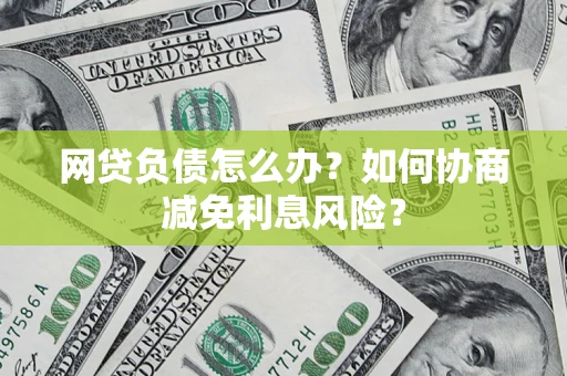 北京网贷负债怎么办？如何协商减免利息风险？