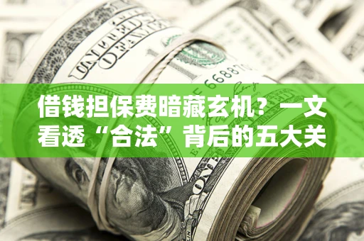 北京借钱担保费暗藏玄机？一文看透“合法”背后的五大关键陷阱
