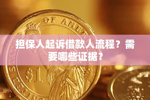 北京担保人起诉借款人流程？需要哪些证据？