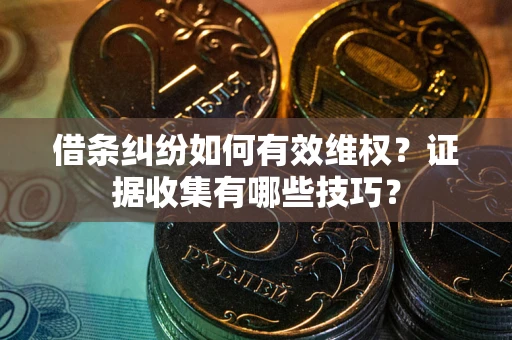 北京借条纠纷如何有效维权？证据收集有哪些技巧？