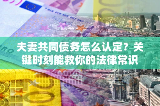 北京夫妻共同债务怎么认定？关键时刻能救你的法律常识