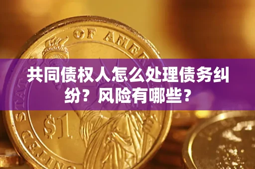 北京共同债权人怎么处理债务纠纷？风险有哪些？
