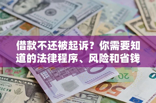 北京借款不还被起诉？你需要知道的法律程序、风险和省钱技巧